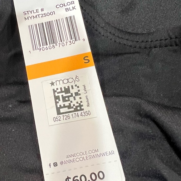 NWT BLK Bathing Suit Top Small - Picture 4 of 6